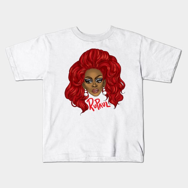 Rupaul Kids T-Shirt by Yukiimomo